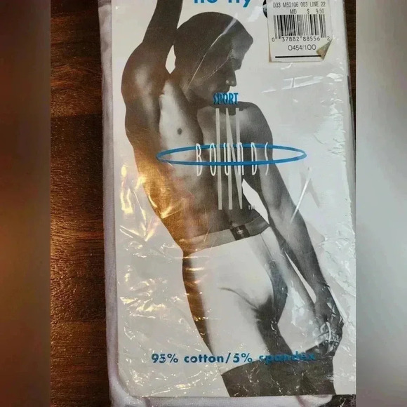 NWT Vintage In Bounds Sport short no fly boxer brief  white Medium - Picture 4 of 7